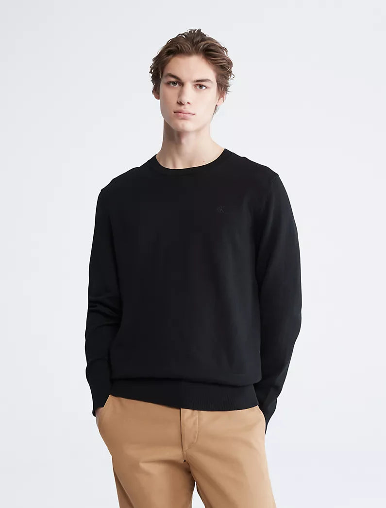 [Calvin Klein] Men's crew neck cotton sweater