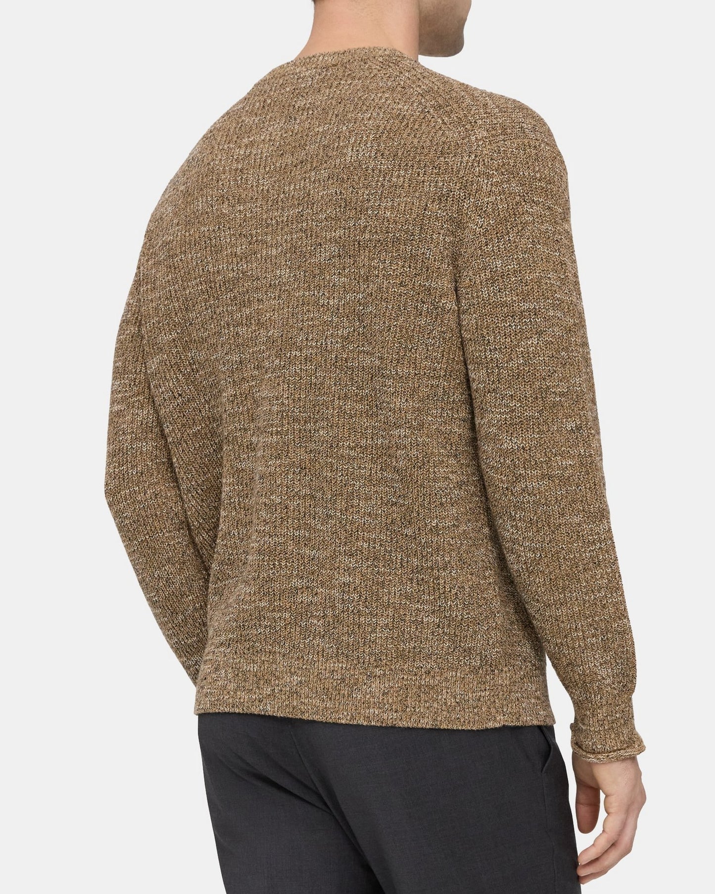 [Theory] Crew neck sweater tweed knit / purchasing agency