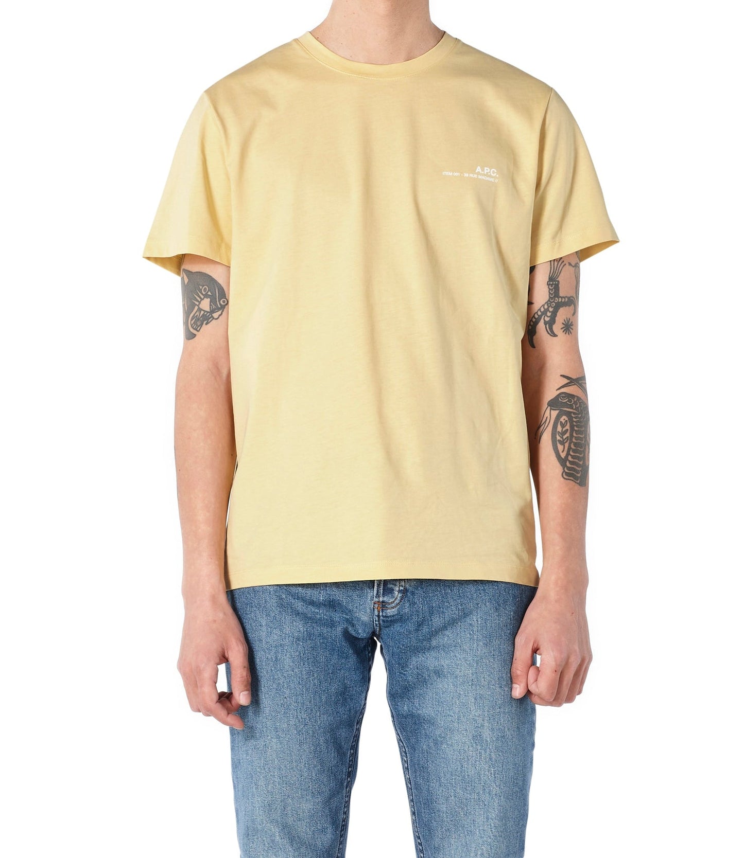 [APC] Logo Jersey T-shirt Crew Neck