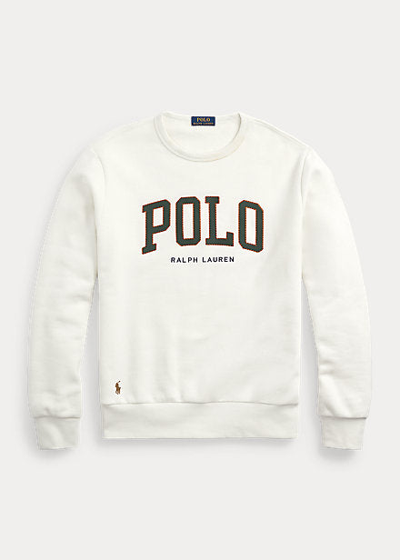 [폴로 랄프로렌 Polo Ralph Lauren] RL 후리스 로고 스웻셔츠; 화이트